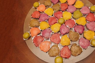 Close-up of multi colored fruits