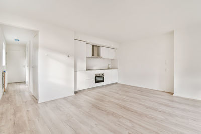 Interior of modern empty house