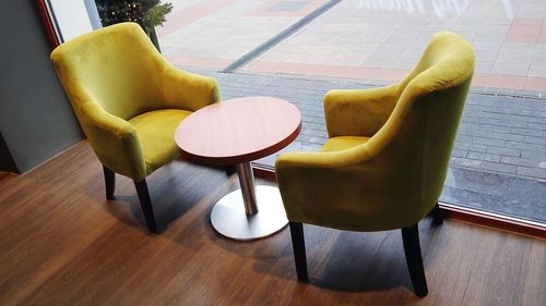 Close-up of food on table