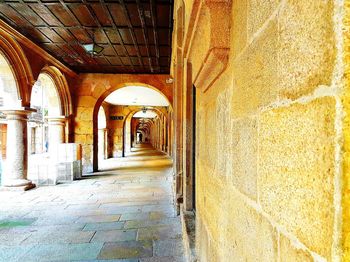 Archway in corridor