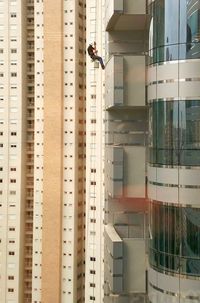 Low angle view of buildings in city