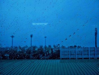 Raindrops on glass window