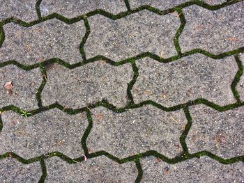 Full frame shot of cracked land