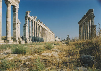 Low angle view of historical building against sky