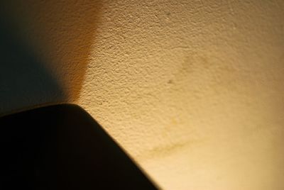 Close-up of shadow on paper