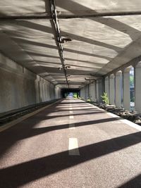 View of empty corridor