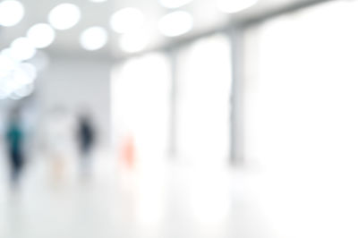 Defocused image of person standing against blurred background