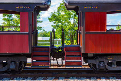 Train on railroad track