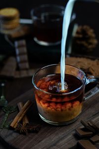 Close-up of drink on table