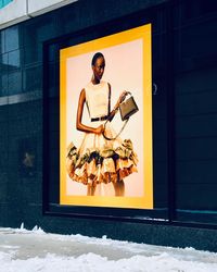 Man standing in front of window