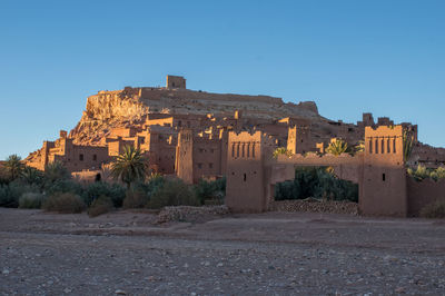 Castle against clear sky