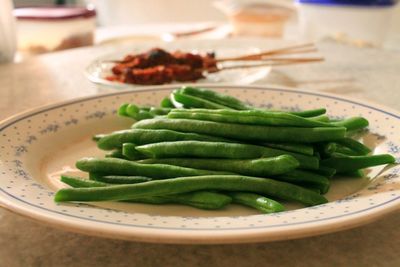 Boiled green bean