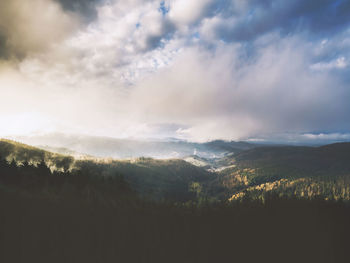 Scenic view of landscape against sky