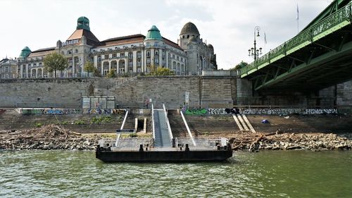 View of buildings at waterfront