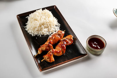 Close-up of food on plate