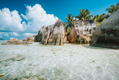 Panoramic view of sea against sky