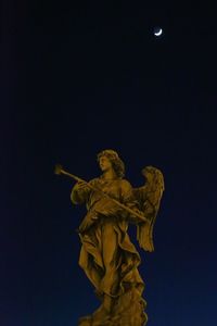 Low angle view of statue
