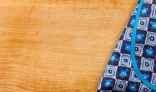 Directly above shot of computer keyboard on table