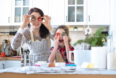 Female friends working at home