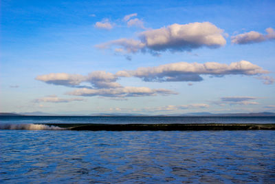 Scenic view of calm sea against sky