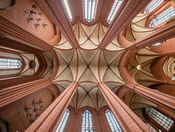 Low angle view of ceiling