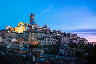 Italian old town at night