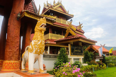 Exterior of historic temple