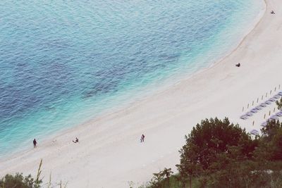 Aerial view of beach