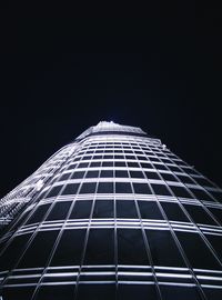 Low angle view of skyscraper