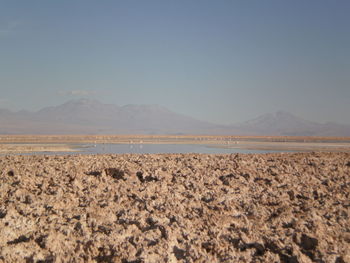 Scenic view of mountain range