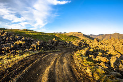 Scenic view of landscape against sky