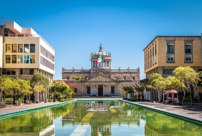 View of built structures