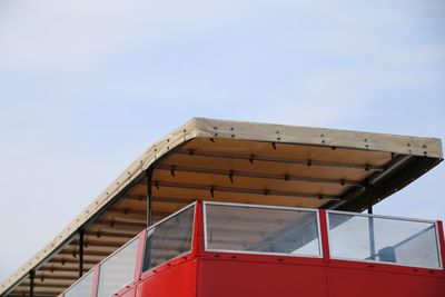 Low angle view of building against sky