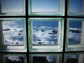 Full frame shot of window