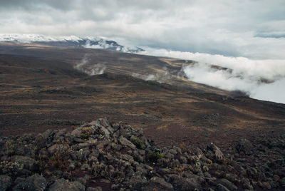 Scenic view of landscape against sky