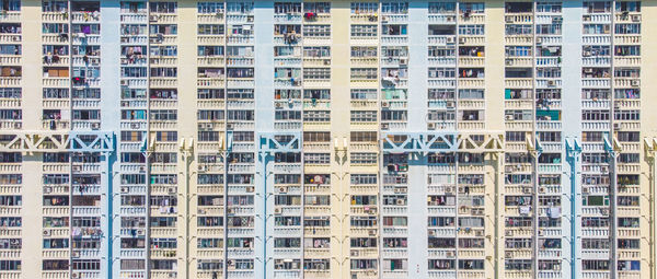 Full frame shot of apartment building