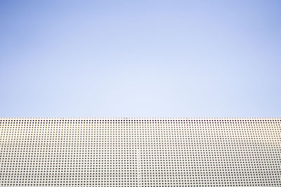 Low angle view of building against clear sky