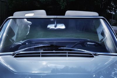 Close-up of car wheel