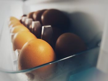 Close-up of breakfast on table