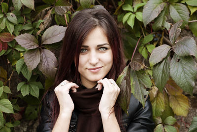 Portrait of a smiling young woman