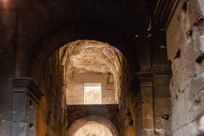 Low angle view of ceiling