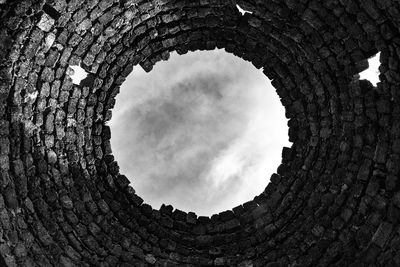 Close-up low angle view of arch