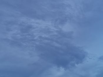 Low angle view of clouds in sky