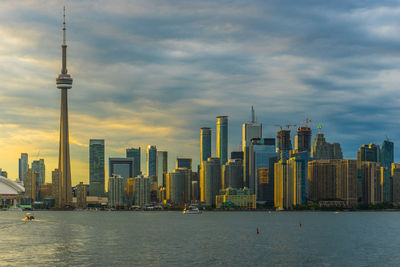 City skyline against sky