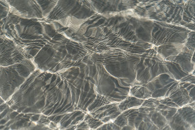 Full frame shot of rippled water