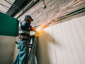 Man working in factory