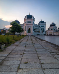 View of building against sky in city