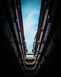 Low angle view of built structure against the sky