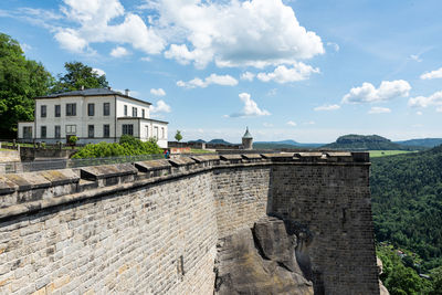 Buildings in city against sky