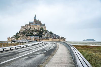 Mont saint-michel against sky